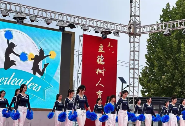 激揚天使魅力 展現(xiàn)健康活力—石家莊天使護士學(xué)校健美操比賽