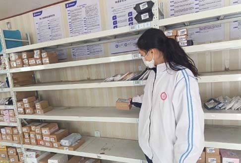 石家莊天使護(hù)士學(xué)校校園快遞驛站介紹